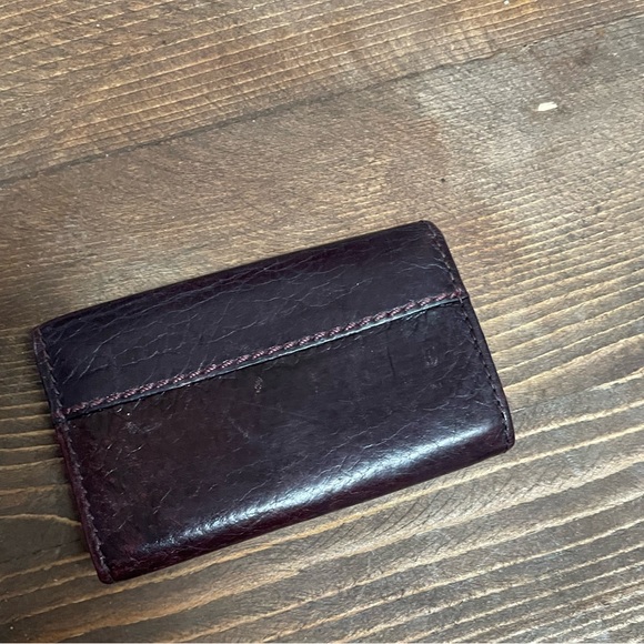 Authentic Chloe Deep plum color Key & card holder! *GUC* - Picture 3 of 6